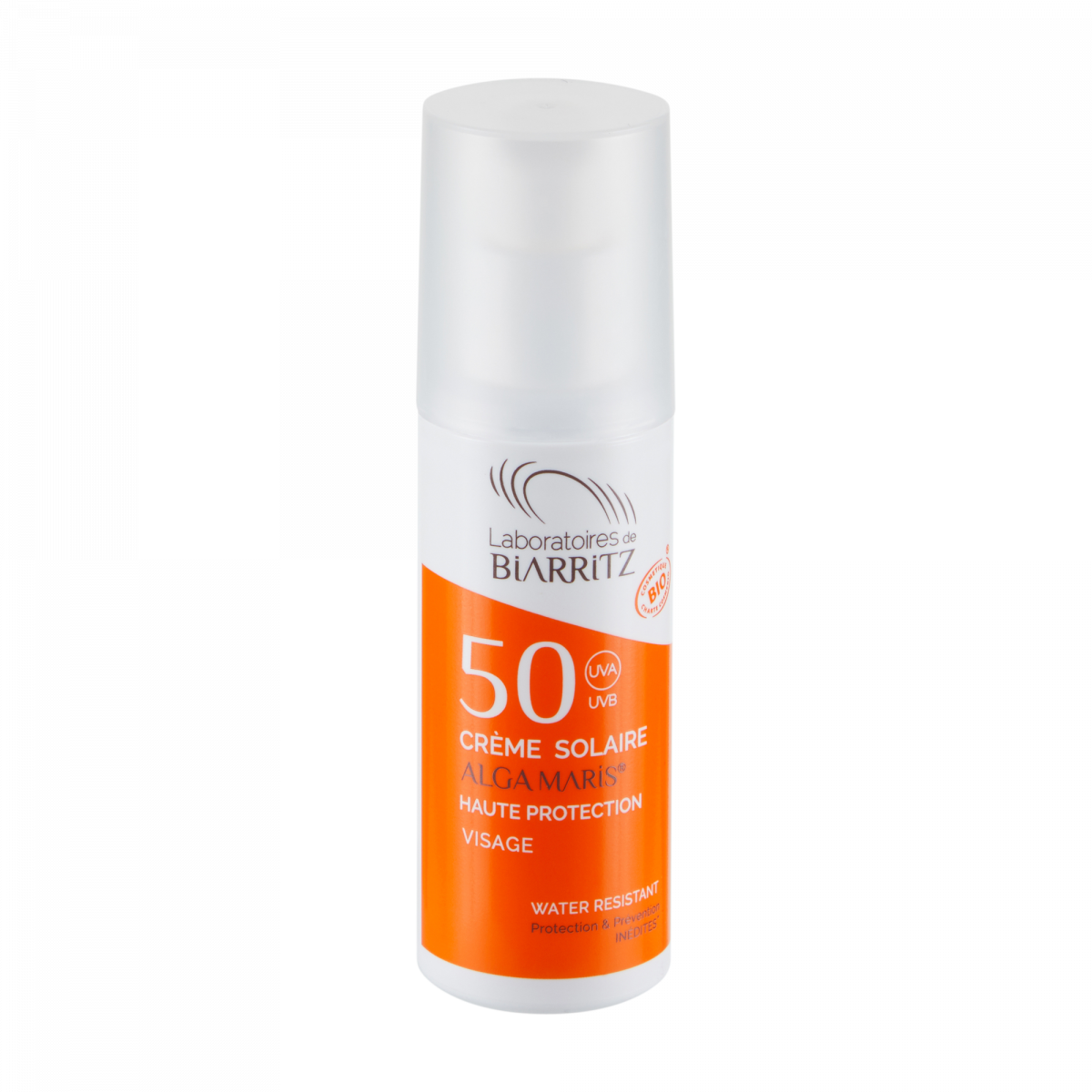 Certified Organic SPF50 Face Sunscreen